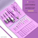 16-Pcs Manicure Stainless Steel Nail Clippers Set