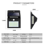 (2 Pcs ) Solar Charging LED Sensor Light - Image 3