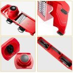 10 IN 1 Mandoline Slicer Vegetable Grater Cutter With Stainless Steel Blade - Image 2