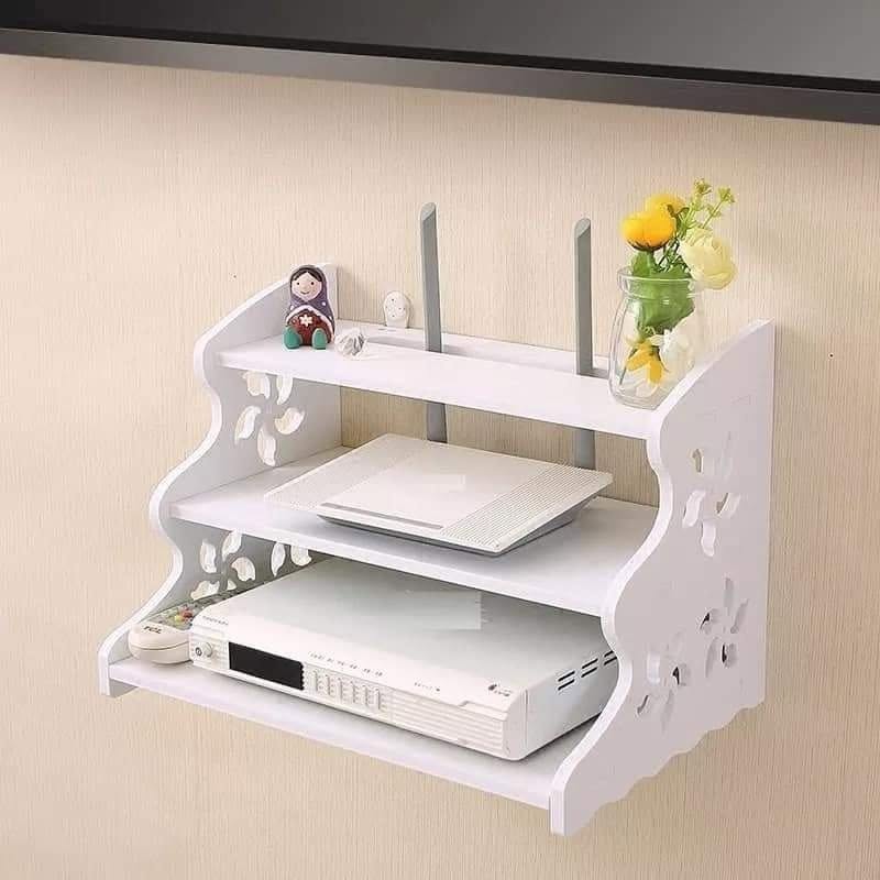 45 3 layer Router storage Stand Set Top Box Stand Big - Image 1